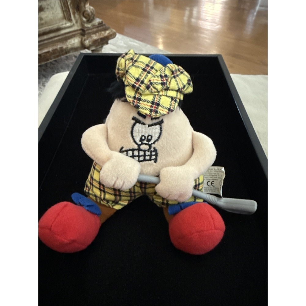 Angry Golfer McDuff Stuffed Bean Bag Silly Slammers‎ Sports Golf Buddy#33 (4719)